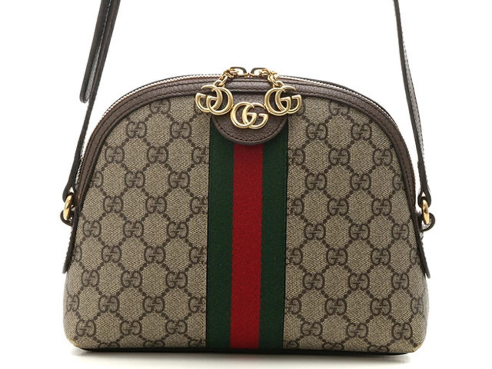 Gucci Ophidia Hobo Bag GG Supreme Beige Cream Brown